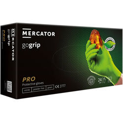 Γάντια Μιας Χρήσης Νιτριλίου Mercator Gogrip green 50τμχ