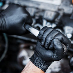 Γάντια Μιας Χρήσης Νιτριλίου Mercator Gogrip black 50τμχ