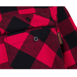 Πουκάμισο Εργασίας Bennon Pippo red/black