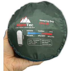 Υπνόσακος Alpintec Era 80 green