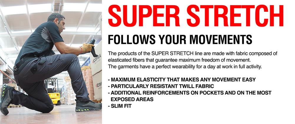Παντελόνι Εργασίας Super Stretch Cofra Kudus