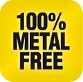 100% metal free