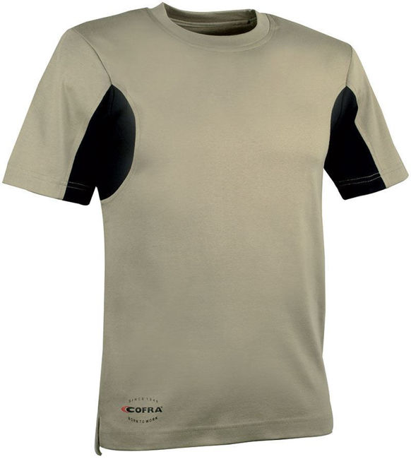 Μπλουζάκι CoolDRY Cofra Guadalupa khaki/black