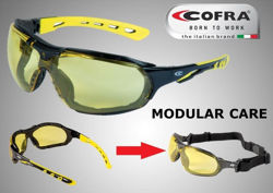 Γυαλιά προστασίας Cofra Modular Care yellow