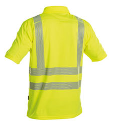 Μπλουζάκι Polo Αντηλιακό (UPF 50+) Ανακλαστικό Dassy Brandon κίτρινο