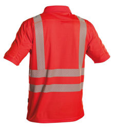 Μπλουζάκι Polo Αντηλιακό (UPF 50+) Ανακλαστικό Dassy Brandon κόκκινο