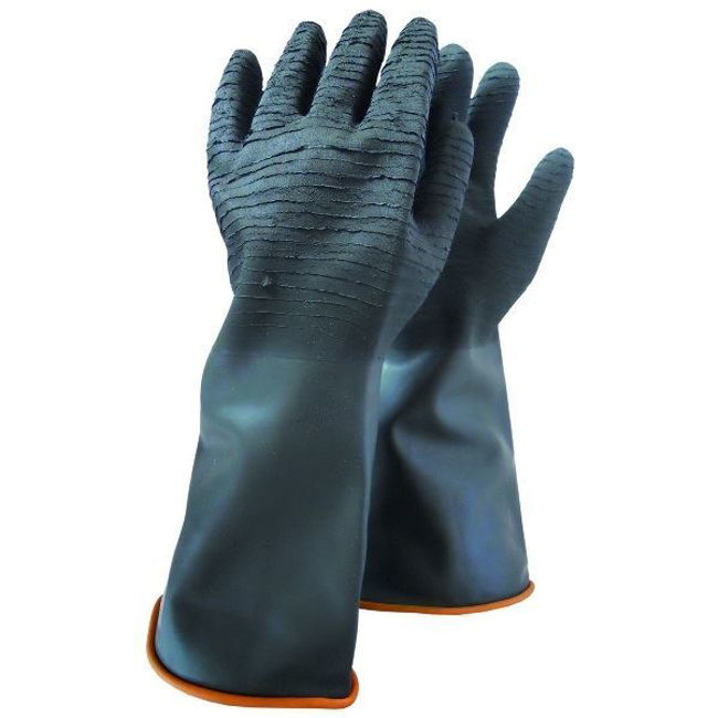 Γάντια βιομηχανικά καουτσούκ (latex) 35cm OEM