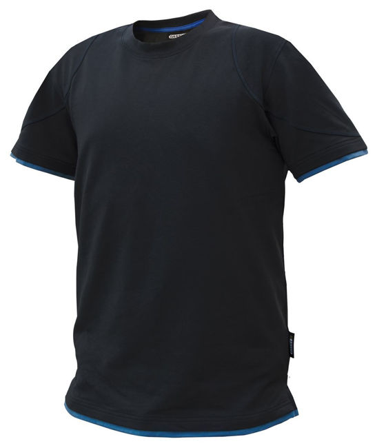 Μπλουζάκι T-Shirt Dassy Kinetic black/azure blue