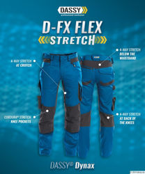 Παντελόνι Εργασίας 4-Stretch Dassy Dynax black