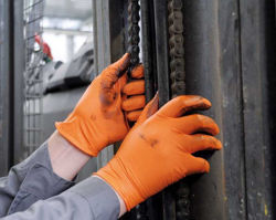 Γάντια Μιας Χρήσης Νιτριλίου Cofra Eagle-Nit orange 100τμχ