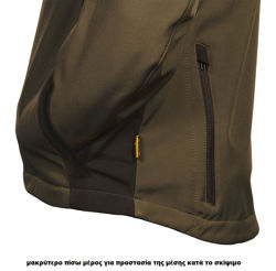 Κυνηγετικό Softshell Jacket Cofra Klarbo clay brown/black