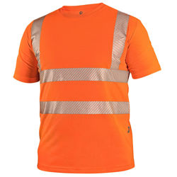 Μπλουζάκι Εργασίας Ανακλαστικό CXS Bangor orange