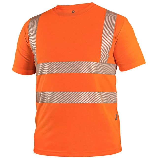 Μπλουζάκι Εργασίας Ανακλαστικό CXS Bangor orange