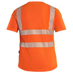 Μπλουζάκι Εργασίας Ανακλαστικό CXS Bangor orange