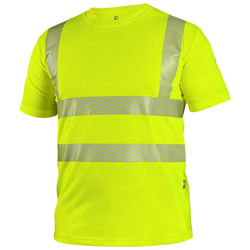 Μπλουζάκι Εργασίας Ανακλαστικό CXS Bangor yellow