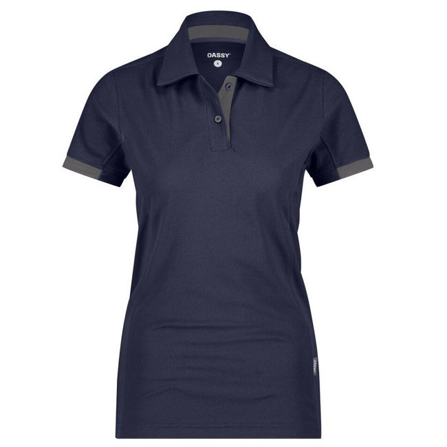 Γυναικείο μπλουζάκι Polo Αντηλιακό (UPF 50+) Dassy Traxion Next midnight blue/anthracite grey