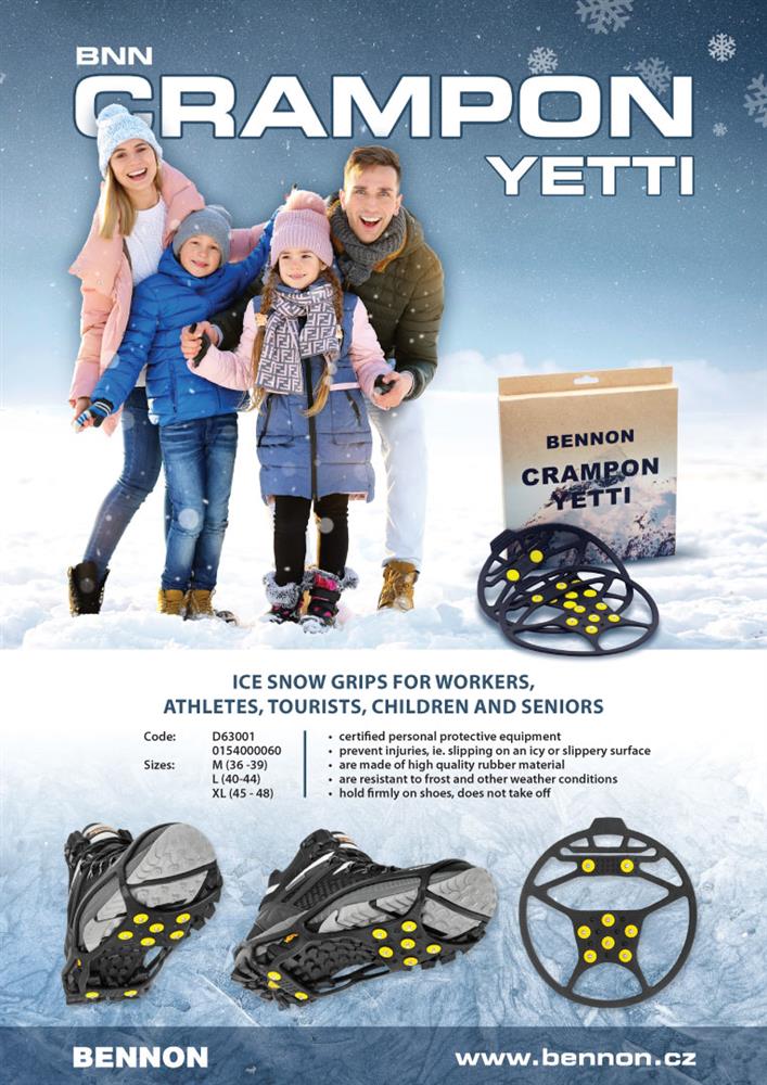 Αντιολισθητικά Καρφιά Υποδημάτων Bennon Crampon Yetti