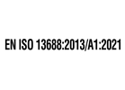 EN ISO 13688 2013 A1 2021